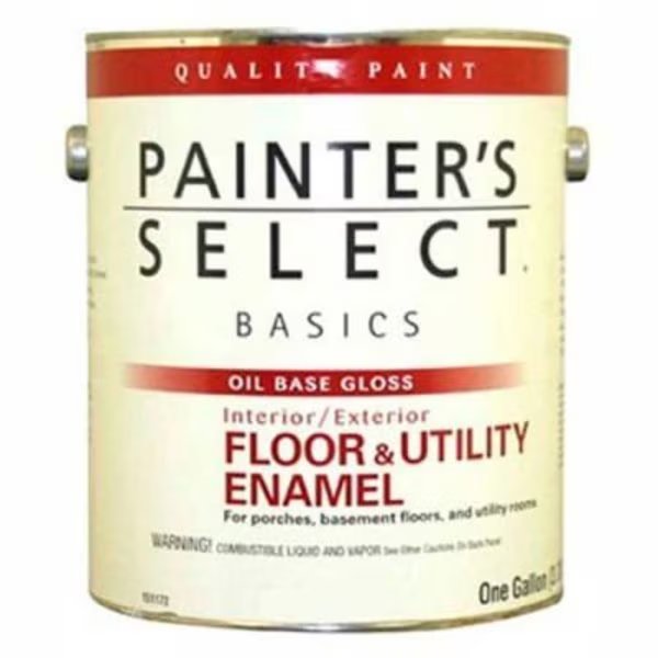 Painter's Select Basics Floor & Utility Enamel, Gloss Finish, Battleship Gray, Gallon -, General Paint, Mfr#: 151164